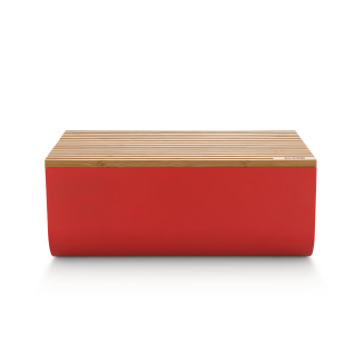 Alessi Mattina red breadbox - 2