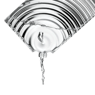 Butelka płaska Guzzini Ripples 0.5 l transparentna - 2