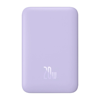 Powerbank BASEUS Magnetic Mini 10000mAh 20W MagSafe (fioletowy) - 3