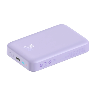 Powerbank BASEUS Magnetic Mini 10000mAh 20W MagSafe (fioletowy) - 7