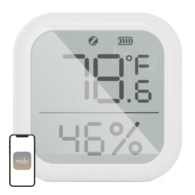 Czujnik temperatury i wilgotności MOES ZSS-KB-TH-LF-C ZigBee LCD