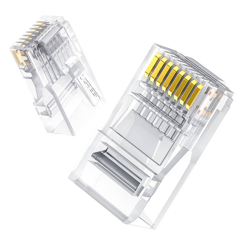 Wtyczka RJ45 UGREEN NW120 Cat 6 10-pak (przezroczysta)