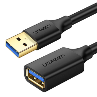 Kabel USB 3.0 przedłużający UGREEN  US129 3m (czarny) - 2
