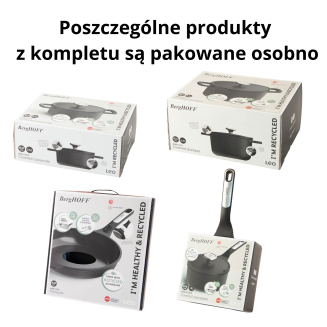 Zestaw garnków BergHOFF Phantom 4 elementy - 3