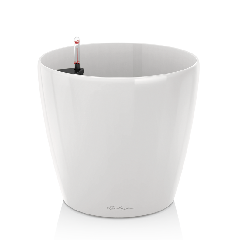 Lechuza Classico Premium 60 flowerpot | 70 white gloss