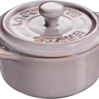 Staub Mini Cocotte Okrągły, 4 szt. - 200 ml, Antyczny szary - 2