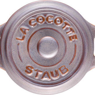Staub Mini Cocotte Okrągły, 4 szt. - 200 ml, Antyczny szary - 3