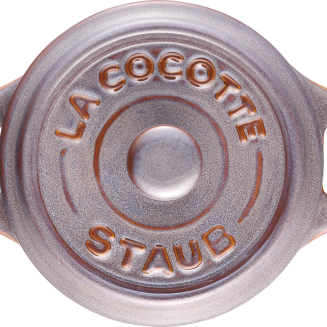 Staub Mini Cocotte Okrągły, 4 szt. - 200 ml, Antyczny szary - 3