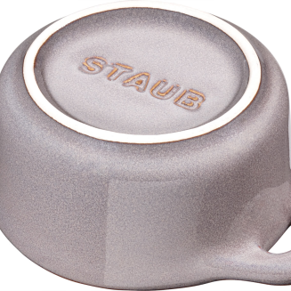 Staub Mini Cocotte Okrągły, 4 szt. - 200 ml, Antyczny szary - 5