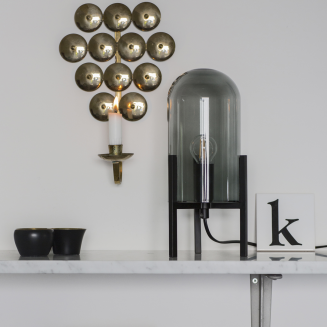  By Rydens Smokey table lamp H30cm | BUY CHEAPER WITH A DISCOUNT CODE - 2