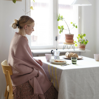 Szal z kieszeniami Lapuan Kankurit UNI dusty rose 60x170 cm - 6