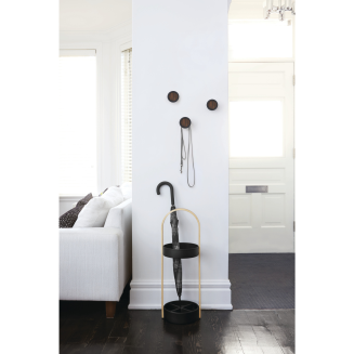 Wieszaczki Umbra Hub Black-Walnut 3 szt. - 12
