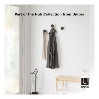 Wieszaczki Umbra Hub Black-Walnut 3 szt. - 8