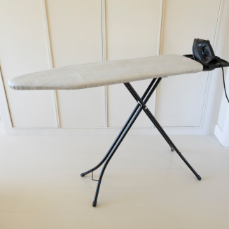 Deska do prasowania Brabantia B 124x38 cm z dużą podstawą na żelazko parowe Denim Grey - 5