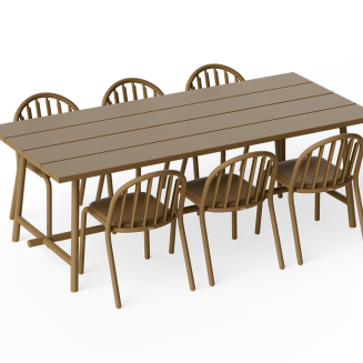  Fatboy Fred's Table Mochaccino Garden Table 220x100x76 cm - 9