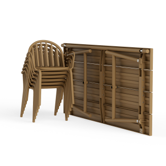 Stół ogrodowy Fatboy Fred's Table Mochaccino 220x100x76 cm - 8