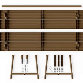  Fatboy Fred's Table Mochaccino Garden Table 220x100x76 cm - 6