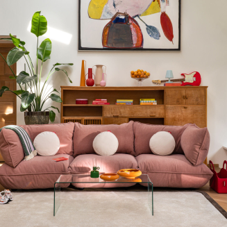 Sofa narożna Fatboy Sumo Corner Sofa Left Cord Soft Pink - 10