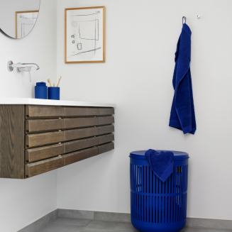 Kosz na pranie Zone Denmark Ume Indigo Blue 60l - 6
