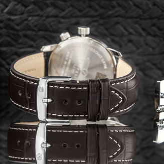 Zegarek Męski ZEPPELIN LZ127 Graf Zeppelin Dual Time 7644-5 + BOX - 2