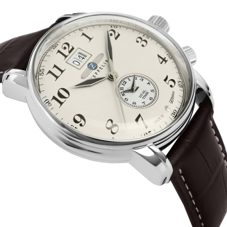 Zegarek Męski ZEPPELIN LZ127 Graf Zeppelin Dual Time 7644-5 + BOX - 5