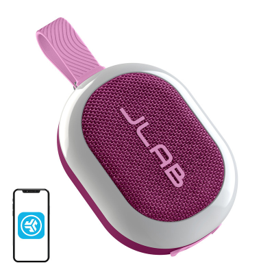  Jlab Pop Party Portable Wireless Bluetooth Speaker (Pink)