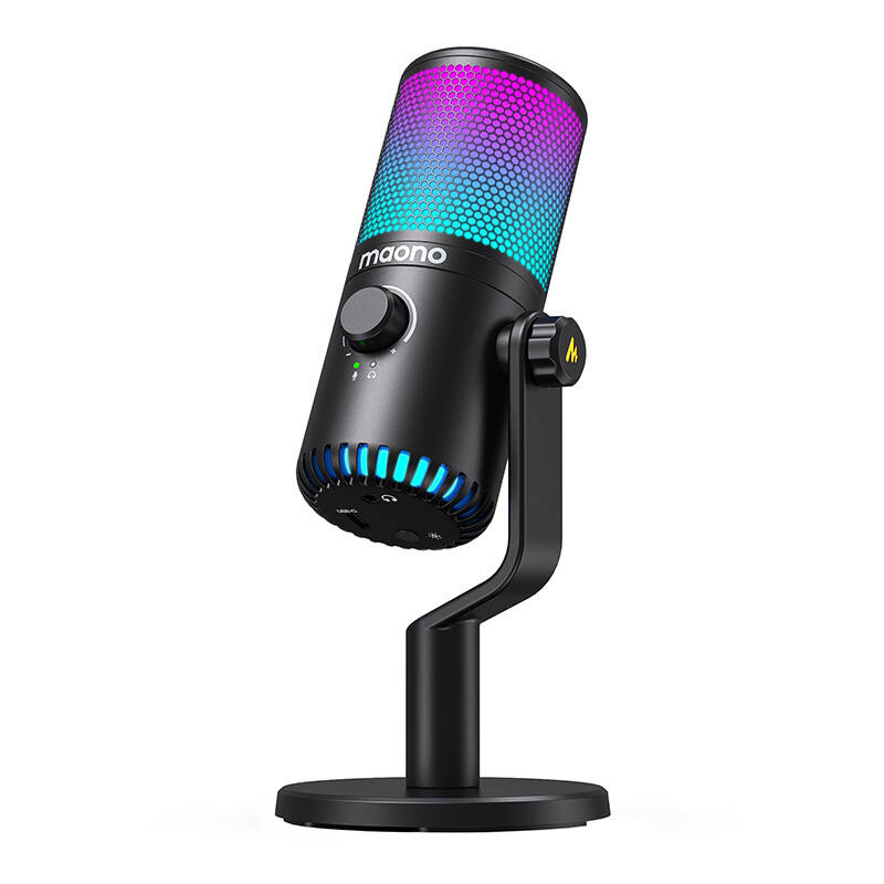 Mikrofon gamingowy MAONO DM30RGB (czarny)
