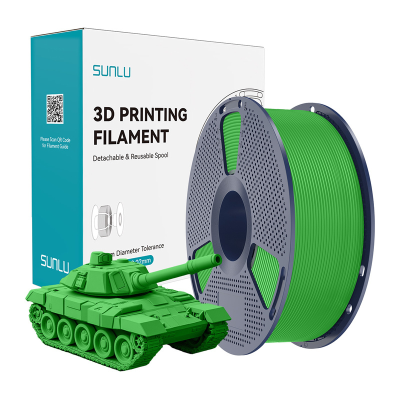  Sunlu PLA+ High-Speed Filament Green