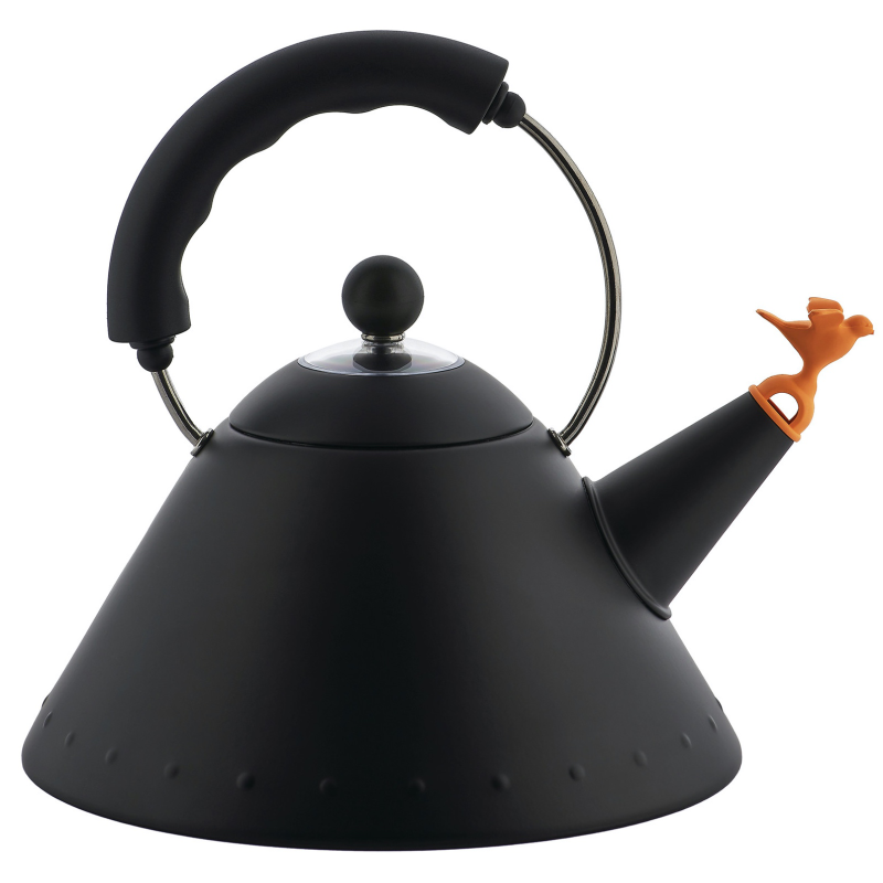 Czajnik z gwizdkiem Alessi 9093 2l czarny