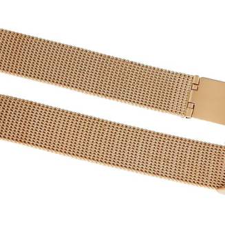 Bransoleta Siatka Różowe Złoto 12 mm 301RG12 - 4