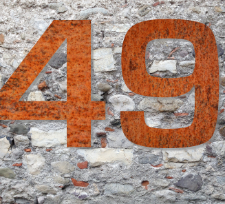 Litera na dom Keilbach Iron Number 