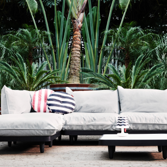 Zestaw mebli ogrodowych Fatboy Paletti Set Large Rock Grey ze stolikiem - 14