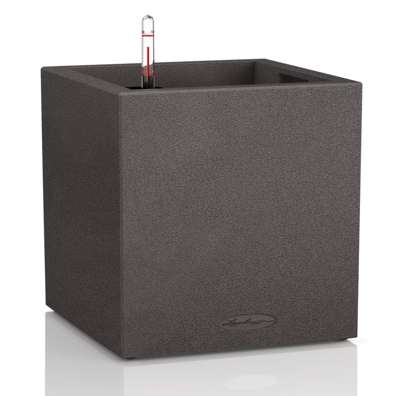  Lechuza Canto Stone flowerpot 30 cubes, graphite black