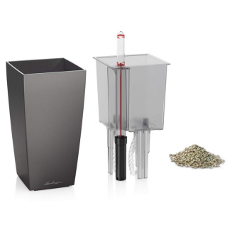 Donica Lechuza Mini Cubi | Maxi Cubi antracyt metallic - 4