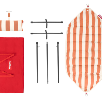 Fatboy Headdemock Superb Hammock with Stripe Orange Creme Pillow | PROMOTION: FREE COVER! - 4