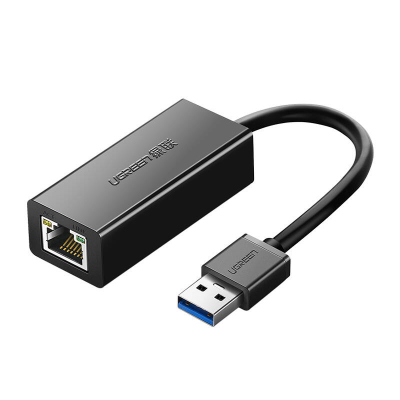 Adapter UGREEN CR111 USB-A-RJ45 Gigabit (czarny)