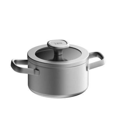 Garnek stalowy z pokrywą BergHOFF Graphite 1.7 l