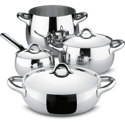 Alessi Mami pot set, 7 pieces