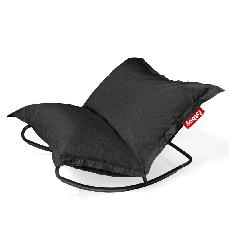 Pufa Fatboy Original Outdoor Thunder Grey + Fotel bujany do puf Rock 'n Roll