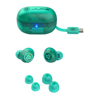  Jlab Go Pop ANC TWS Wireless Headphones (Green Transparent) - 4