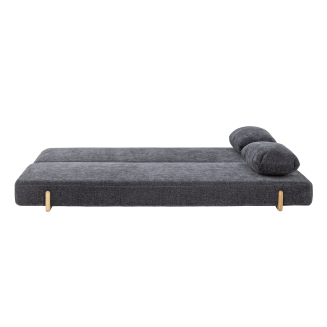 Leżanka rozkładana z poduszkami Bloomingville Groove Dark Grey - 7