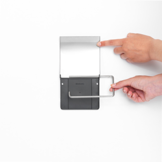 Wieszak na papier toaletowy Brabantia ReNew Brilliant Steel  - 6