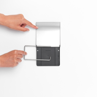 Wieszak na papier toaletowy Brabantia ReNew Brilliant Steel - 7