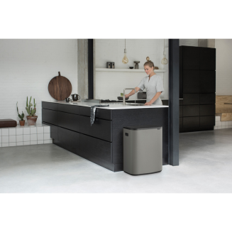 Kosz Brabantia Bo Touch Bin 2x30l mineralny szary - 12