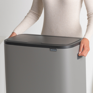Kosz Brabantia Bo Touch Bin 2x30l mineralny szary - 8