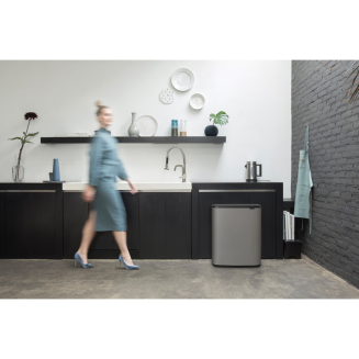 Kosz Brabantia Bo Touch Bin 2x30l mineralny szary - 11