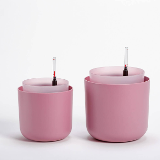 PLASTIA TOLITA Donica samonawadniająca okrągła 16 cm różowy - 3