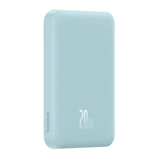 Magnetyczny mini powerbank Baseus 5000mAh, USB-C 20W (niebieski) - 4