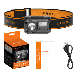  SUPERFIRE HL23 220lm USB-C Headlamp - 2
