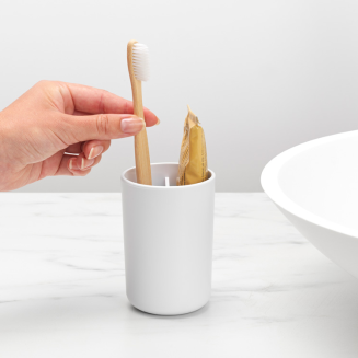 Kubek na szczoteczkę do zębów Brabantia ReNew White - 4
